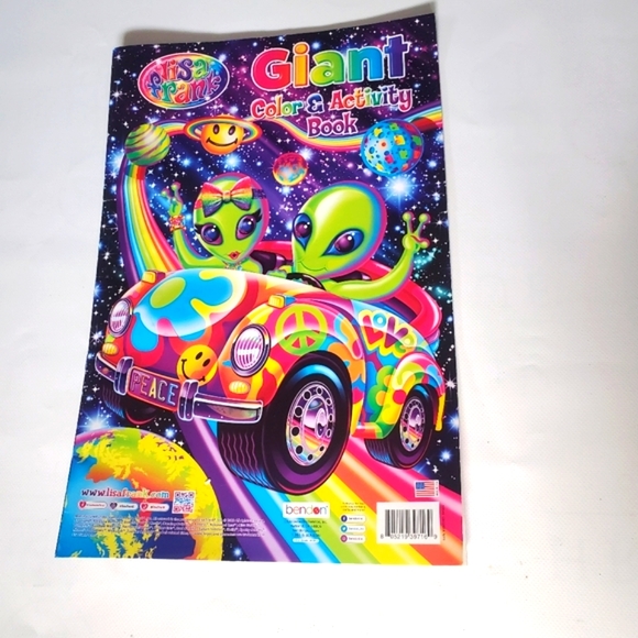 Lisa Frank | Other | Lisa Frank Giant Activity Coloring Book Aliens ...
